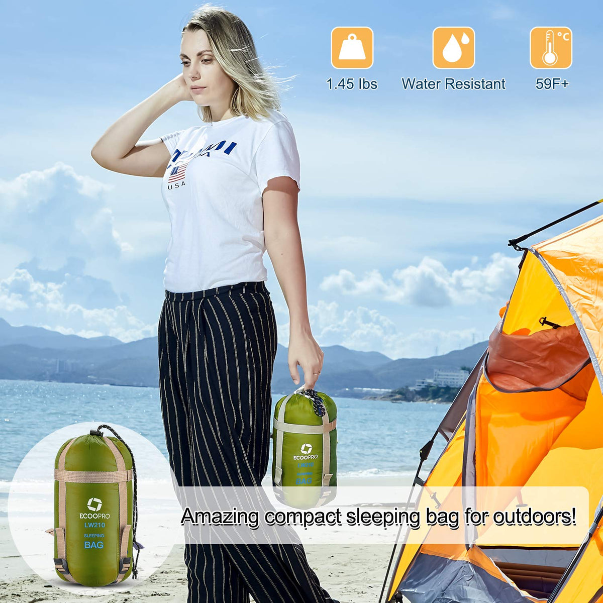 ECOOPRO Sleeping Bag - Waterproof