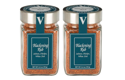 Blackening Seasoning Rub – Smoky Cajun Spice Blend with Garlic, Cumin & Chipotle for Fish, Chicken & Steak (6.4 oz, Pack of 2)
