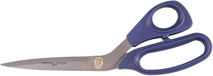 Klein Tools 7310-P Scissors, Heavy-Duty Bent Trimmer with Extra-long Blades for Right-Hand Use Cuts Heavy Textiles, Plastics, More, 11-Inch