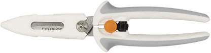 Fiskars Crafts Easy Action PowerCut Snips, 8, White/Gray