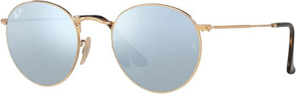 Ray-Ban Unisex Rb3447n Round Flat Lens Round Sunglasses