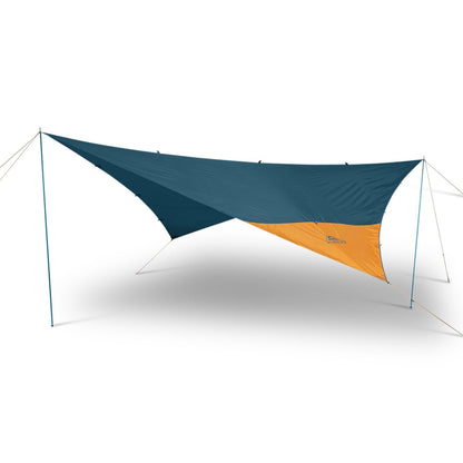 Kelty Noah’s Tarp Sun Shelter and Multi-Use Awning Rainfly, Portable Canopy UV Protection, Waterproof + Durable, 3 Sizes for Customized Pitch (12ft)