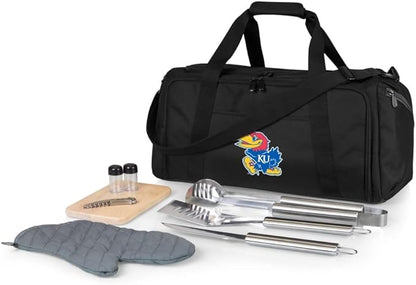 PICNIC TIME NCAA BBQ Kit Cooler Tote with Barbecue & Accessories