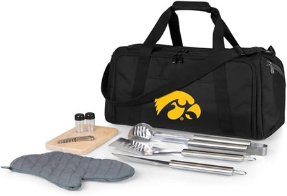 PICNIC TIME NCAA BBQ Kit Cooler Tote with Barbecue & Accessories