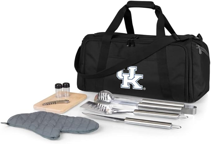 PICNIC TIME NCAA BBQ Kit Cooler Tote with Barbecue & Accessories