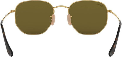 Ray-Ban unisex-adult Rb3548n Hexagonal Flat Lens Hexagonal Sunglasses