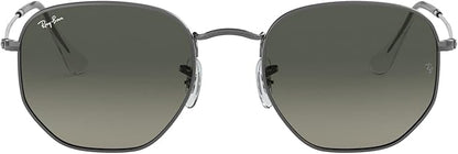 Ray-Ban unisex-adult Rb3548n Hexagonal Flat Lens Hexagonal Sunglasses