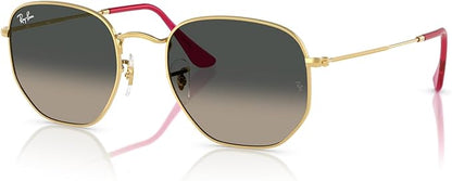 Ray-Ban unisex-adult Rb3548n Hexagonal Flat Lens Hexagonal Sunglasses