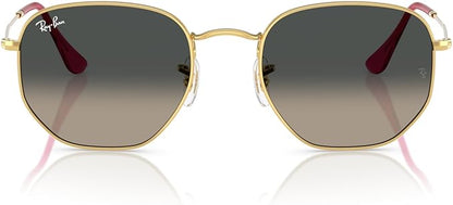 Ray-Ban unisex-adult Rb3548n Hexagonal Flat Lens Hexagonal Sunglasses
