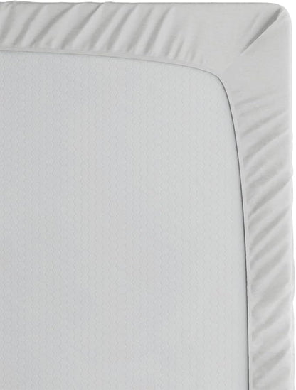 Ambesonne Airplane 2 Pack Fitted Sheet, Romantic Hearts in The Sky, Bed Cover All-Round Elastic Deep Pockets 2 Pieces, Package Contains 2 Queen Size Fitted Sheets, Dried Rose and Pale Seafoam