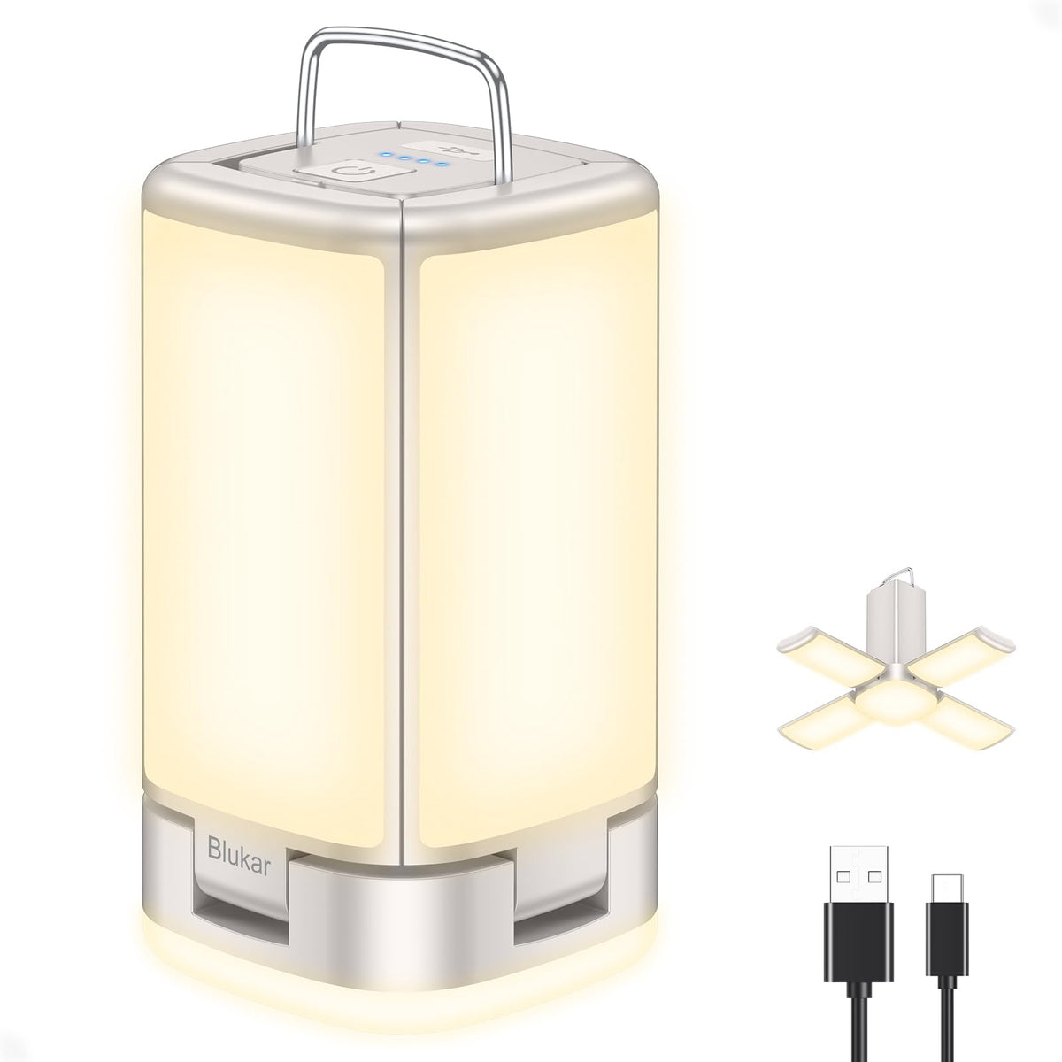 Blukar 116-LED Rechargeable Camping Lantern | Portable Light