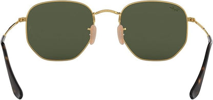 Ray-Ban unisex-adult Rb3548n Hexagonal Flat Lens Hexagonal Sunglasses