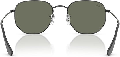 Ray-Ban unisex-adult Rb3548n Hexagonal Flat Lens Hexagonal Sunglasses