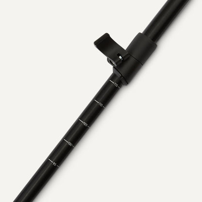 Amazon Basics Trekking Poles, Lightweight Collapsible Hiking Sticks with Quick Lock, EVA Grip & All-Terrain Accessories, Adjustable Aluminum, Black, 53in