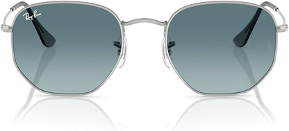 Ray-Ban unisex-adult Rb3548n Hexagonal Flat Lens Hexagonal Sunglasses