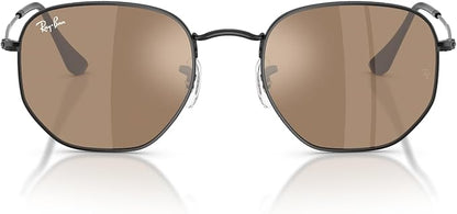 Ray-Ban unisex-adult Rb3548n Hexagonal Flat Lens Hexagonal Sunglasses
