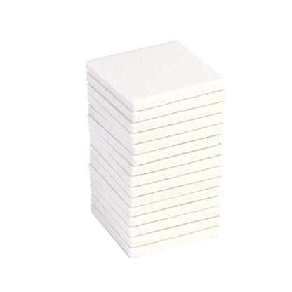 hand2mind White Streak Plates, Geology Tools, Streak Plates for Minerals, Mineral Test Kit for Geology, Lab Equipment, Science Supplies, School Lab Supplies, Teacher Supplies (Pack of 10)