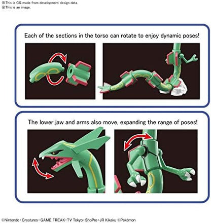 Bandai Hobby - Pokémon - Rayquaza, Bandai Spirits Pokémon Model Kit