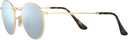 Ray-Ban Unisex Rb3447n Round Flat Lens Round Sunglasses