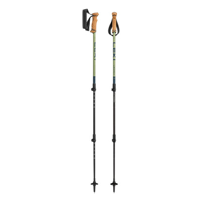 LEKI Legacy Lite Trekking Poles - Denimblue - Darkolive - 100-135cm