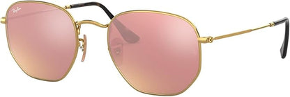 Ray-Ban unisex-adult Rb3548n Hexagonal Flat Lens Hexagonal Sunglasses