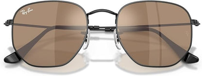 Ray-Ban unisex-adult Rb3548n Hexagonal Flat Lens Hexagonal Sunglasses