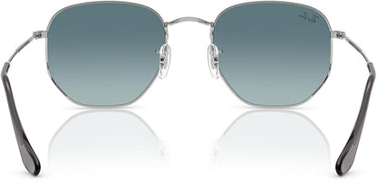 Ray-Ban unisex-adult Rb3548n Hexagonal Flat Lens Hexagonal Sunglasses