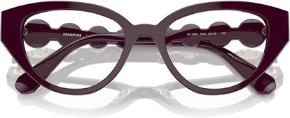 Swarovski womens Sk2024 Cat Eye Prescription Eyewear Frames