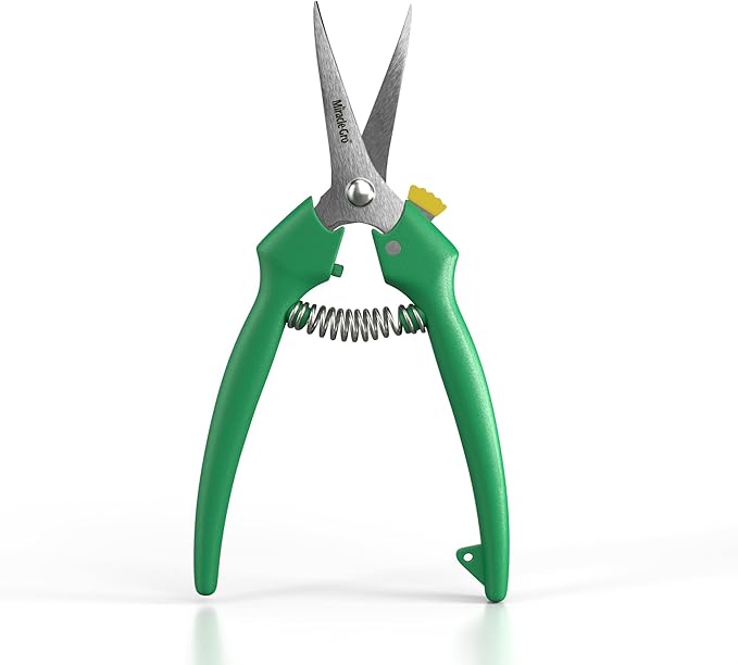Miracle-Gro Straight Tip Floral Shears - Lightweight Gardening Scissors - Hand Pruner Pruning Shear for Flowers, Herbs, Roses and Indoor Plants