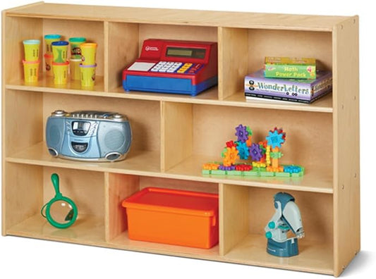 Young Time Jonti-Craft 7020YT Super-Sized Storage Unit, 12" Depth, Birch - Wood