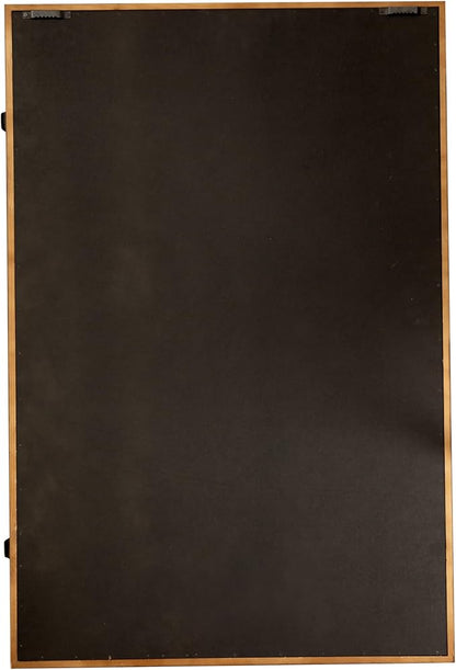 Flash Furniture Banks Jersey Display Case, Hanging PVC Tube, Velvet Lined Back, Foam Sheet Insert, Acrylic Window, Anti-Theft Lock with Keys, 24x36, Rustic Brown