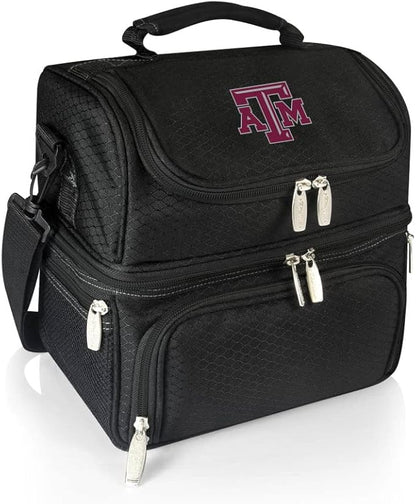 PICNIC TIME NCAA Nebraska Cornhuskers Pranzo Lunch Bag - Insulated Lunch Box with Picnic Set - Lunch Cooler Bag