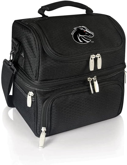 PICNIC TIME NCAA Nebraska Cornhuskers Pranzo Lunch Bag - Insulated Lunch Box with Picnic Set - Lunch Cooler Bag
