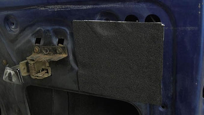 Eastwood X-Mat 5 PC 31.5x18x1/8 in 19.7 SQ FT Low Profile Dense Sound Vibration Heat Reducer Foam Underhood Headliner Backed Material