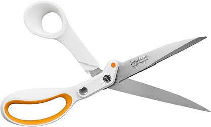 Fiskars Amplify RazorEdge Fabric Scissors - 10" Heavy Duty Fabric Shears with SoftGrip Ergonomic Handle, Premier Grade Stainless Steel Blades