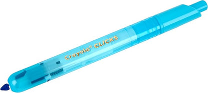 Crayola Clicks Retractable Markers - Bold (10ct), Essential Easter Basket Stuffers, Spring Craft Supplies, Gifts for Kids & Toddlers, No Dry Washable Markers for Kids