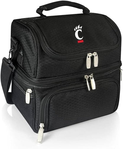 PICNIC TIME NCAA Nebraska Cornhuskers Pranzo Lunch Bag - Insulated Lunch Box with Picnic Set - Lunch Cooler Bag