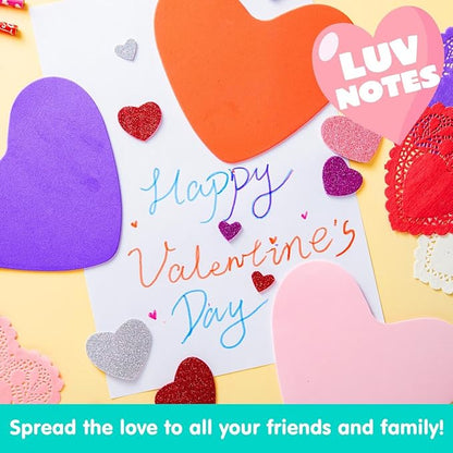 JOYIN 200 PCS Valentines Day Craft Gift Set with Heart Doilies, Tableware Decoration, Home Activitie, Kitchen Disposable Table Doilies, Valentine's Day Party Tableware Decoration