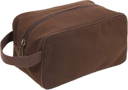 Rothco Heavyweight Canvas Travel Dopp Kit - Shave and Shower Toiletry Organizer