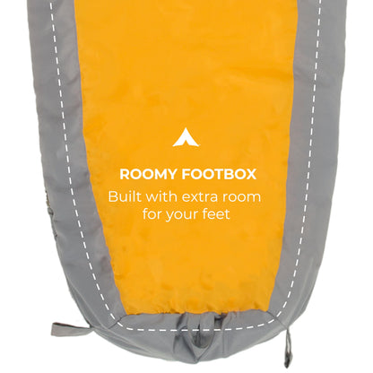 Teton Trailhead, 20 Degree Sleeping Bag; Lightweight, Warm Mummy Sleeping Bag, Camping, Backpacking, Hiking