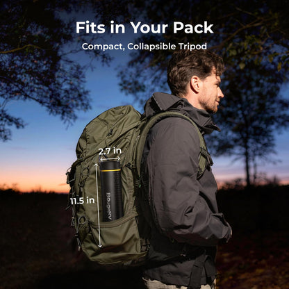 BougeRV Rechargeable Camping Lantern | 15,600mAh, Black