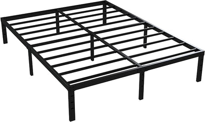 California King Metal Bed Frame, 14 Inch Heavy Duty Storage Platform Bed Frame with 2500lbs Steel Slats Support, Easy Assembly, Black