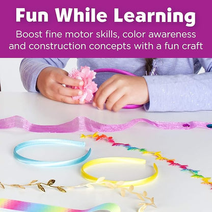 Creativity for Kids Fashion Headband Making Kit - Makes 10 DIY Headbands, Arts and Craft Kits, Kids Activities, Birthday Gifts for Girls (Ages 5+)