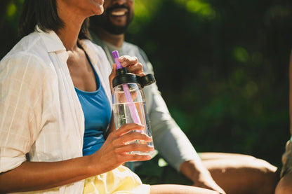 LifeStraw Sip Essential — BPA-Free Reusable Filter Drinking Straw, Removes Microplastics, Bacteria and Parasites for Travel and Everyday Use, Seaglass