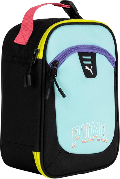 PUMA Unisex Kid's Rally Lunch Box, Safe Lake/Mutlicolor, Small