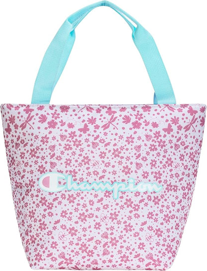 Champion Fresh Tote Lunch Kit, Pink/Blue, OS