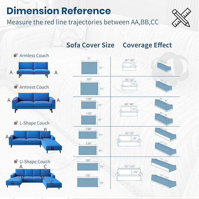 Nobildonna Sofa Cover Washable Soft Thicken Chenille Couch Cover with Tassel,Waterproof Sofa Slipcovers for 2 Cushion Couch,Loveseat,Futon Couch Furniture Protector Pet-Friendly,Beige 71"x102"