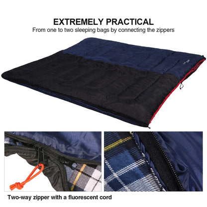 REDCAMP Sleeping Bag - 33 Inches, Navy Blue