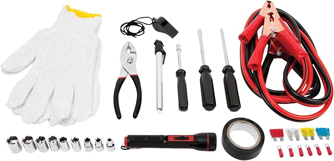 Performance Tool W1556 Commuter Emergency Roadside Safety Tool Kit