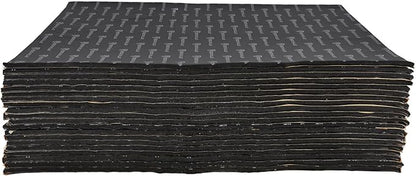 Rockville RockMat Pro 50 (50 Sq Ft) 3-in-1 Car Sound Deadener Mat – Foam/Rubber/Aluminum Layered Soundproofing Material for Car Audio & Vibration Dampening, Reduces Road Noise
